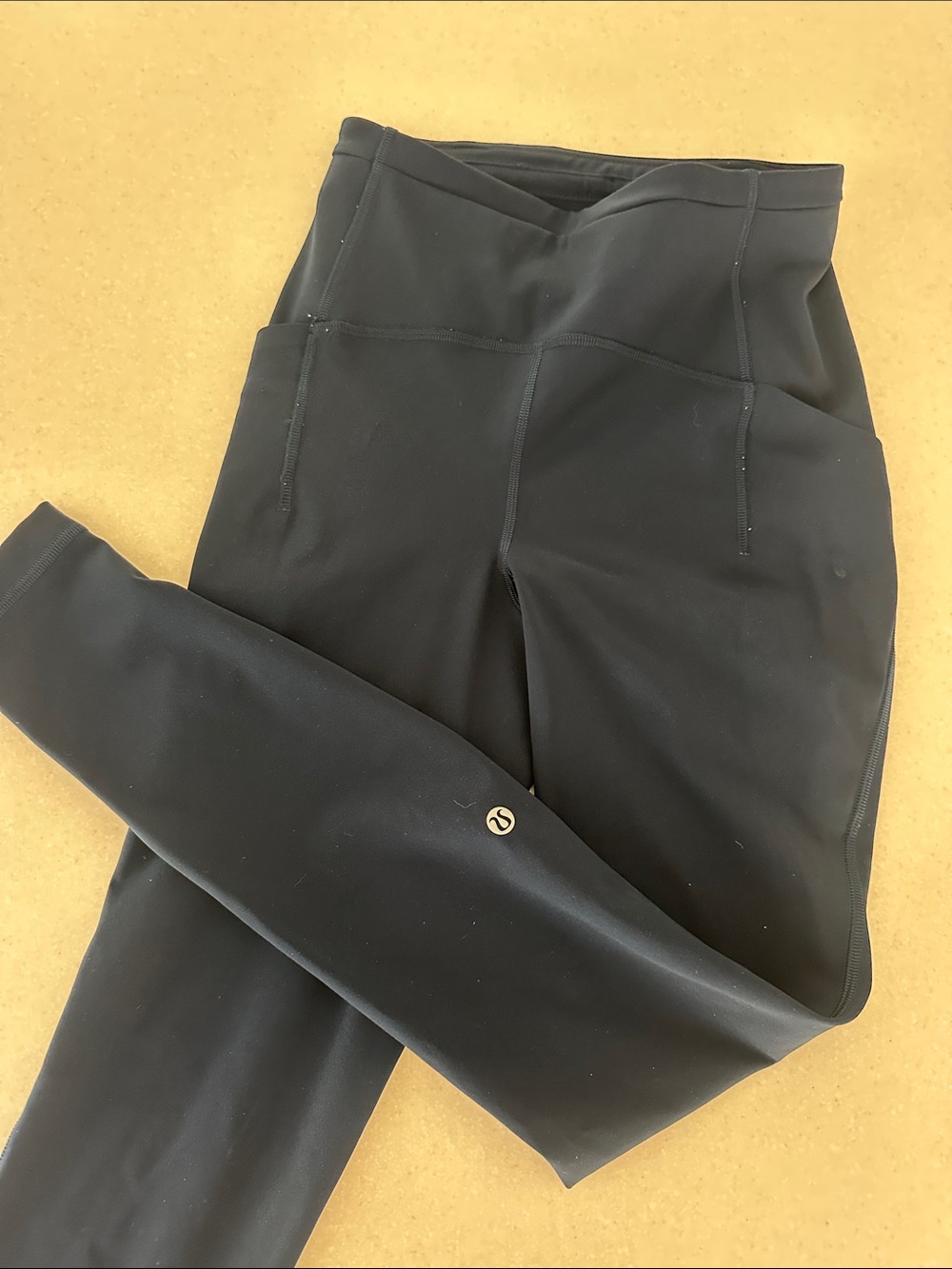 lululemon athletica Blue High-Rise V-Waist Leggings